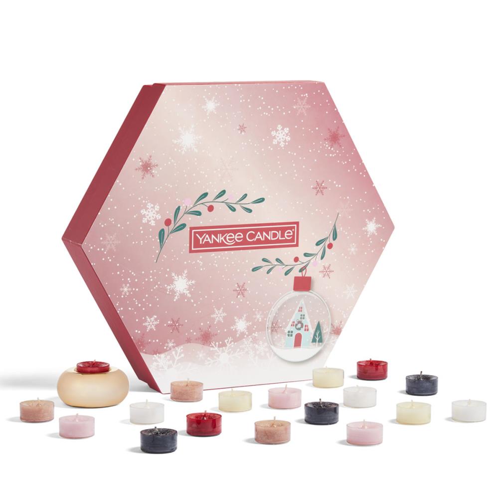 Yankee Candle 18 Tea Light & Holder Christmas Gift Set £17.99